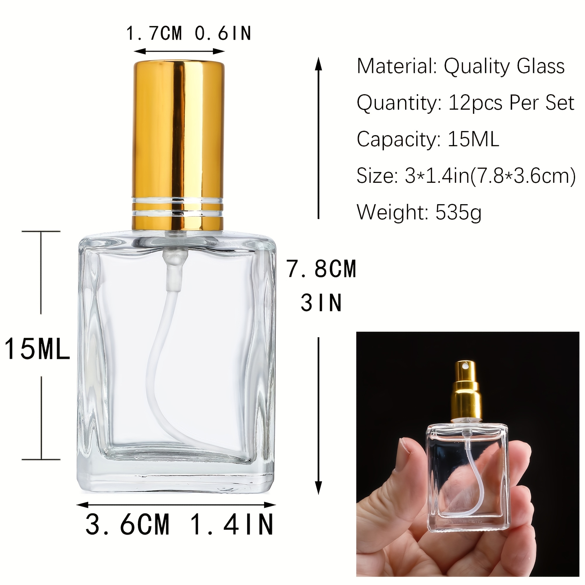 Flacon pulvérisateur de parfum - Perfume Quotes avis et prix