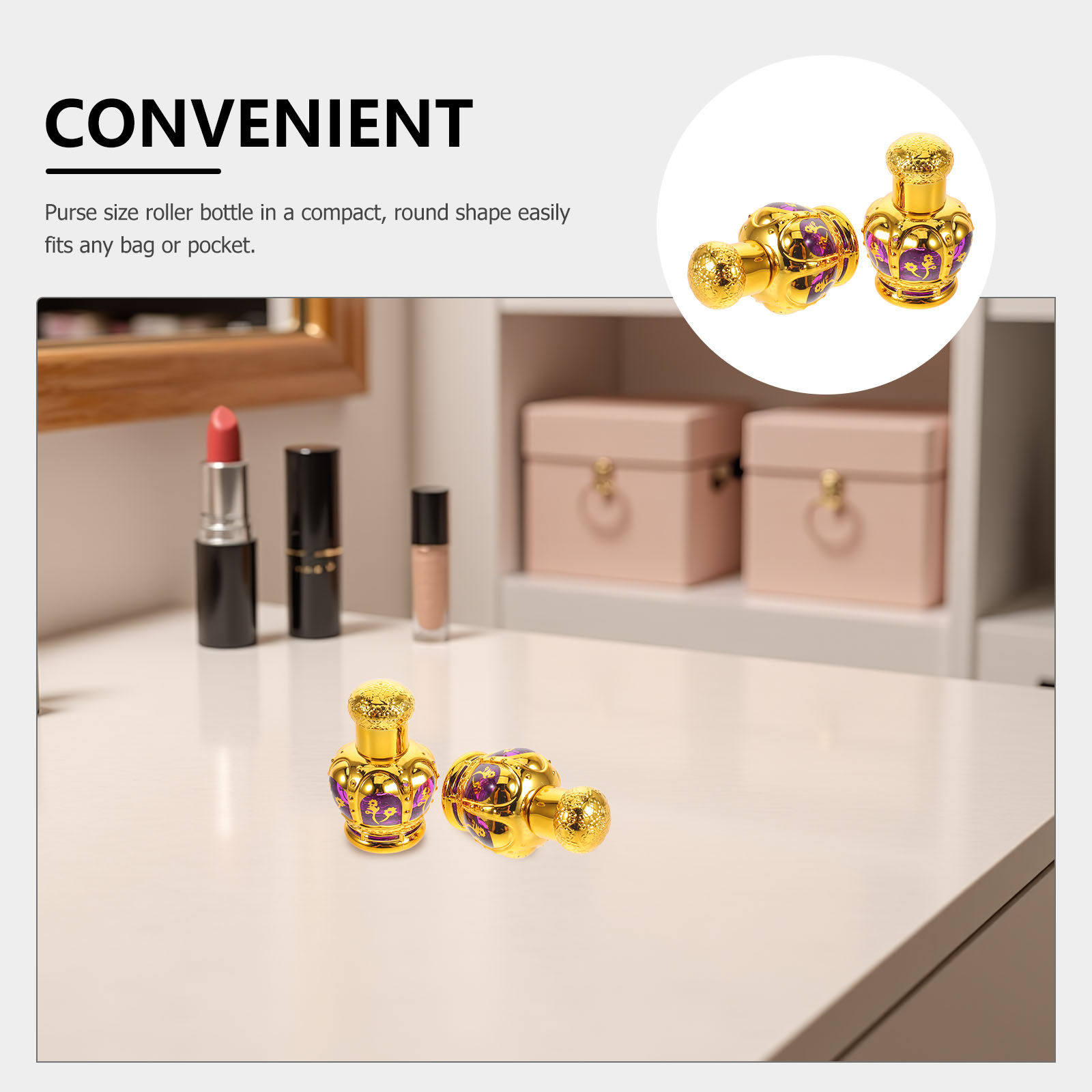 Bouteilles roll-on en verre an - On Perfume & Fragrance Kota Bogor avis et prix