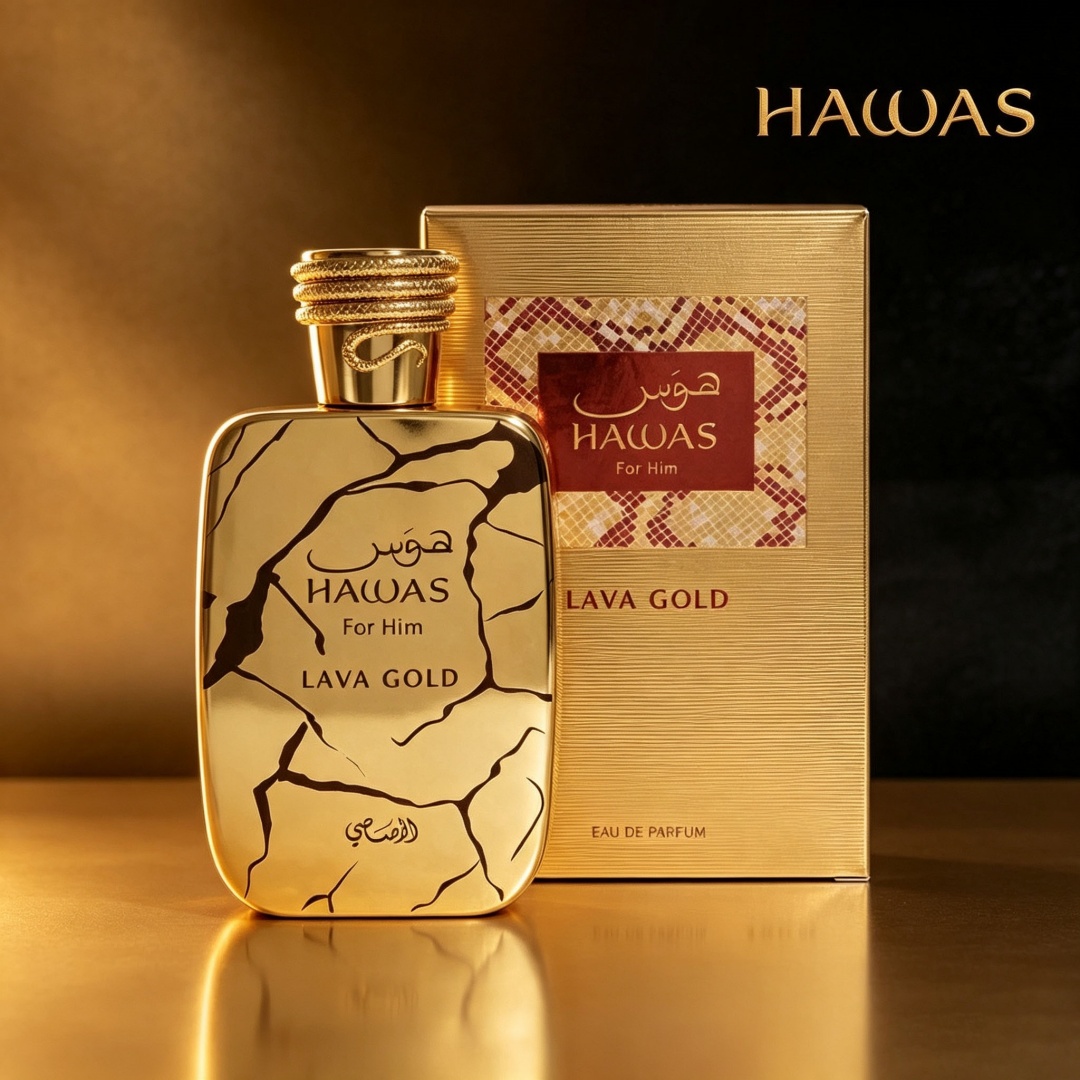 Hawas Lava Gold par Rasasi 100 - Perfume Adrien Fragrance avis et prix