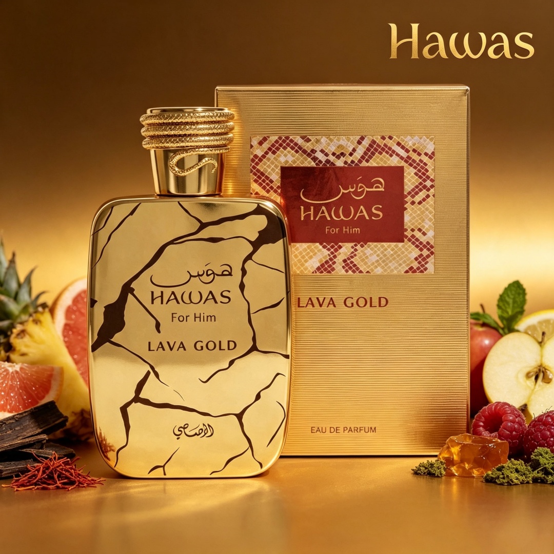 Hawas Lava Gold par Rasasi 100 - Perfume Adrien Fragrance avis et prix