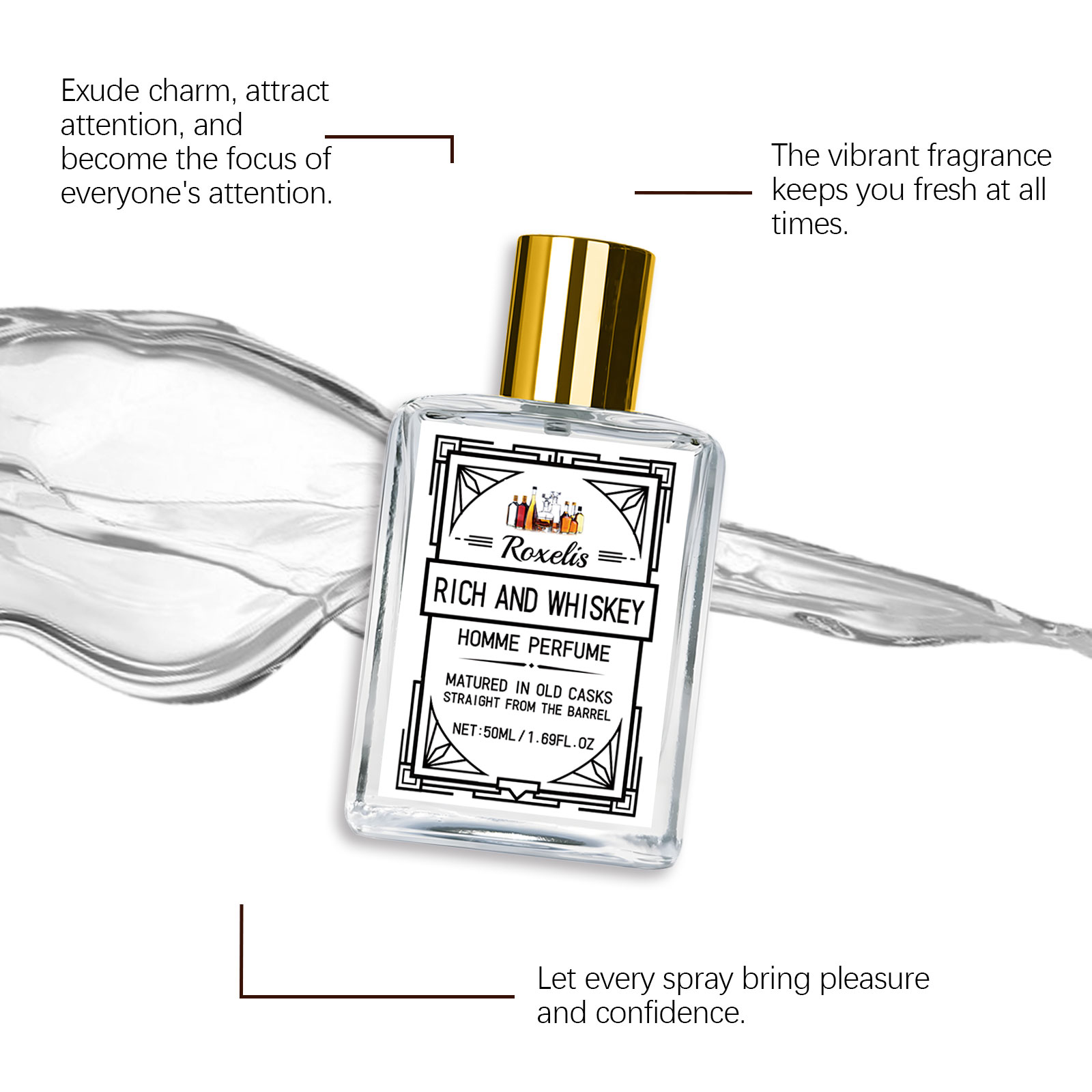 Roxelis 50ml Charm Whisky Parf - Perfume Adrien Fragrance avis et prix